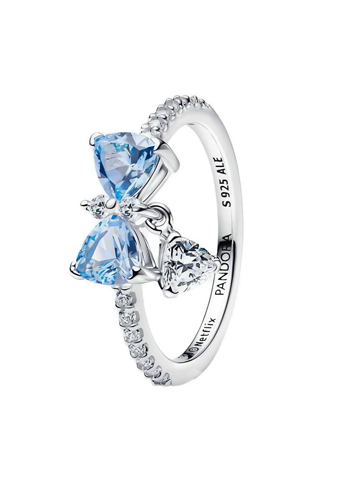 Anillo Lazo Azul de los Bridgerton